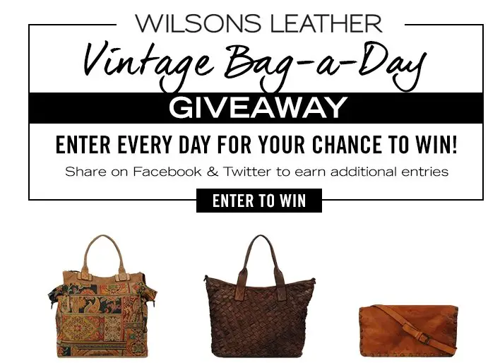 Enter With Style! Vintage Bag-A-Day Giveaway!