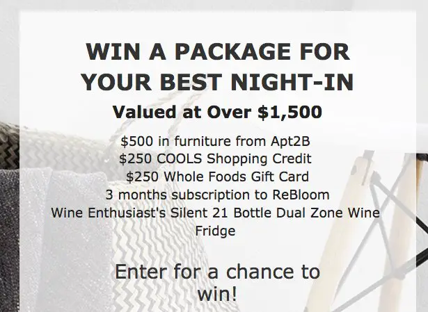 Enter the Best Night In Sweepstakes!