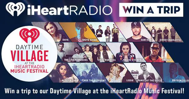 Listen to THIS! Enter the iHeartRadio Music Festival and Daytime Village Sweepstakes