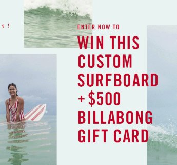 Enter To Win A Custom Free The Waves Surfboard