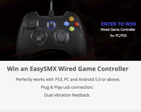 Enter to Win a Game Controller