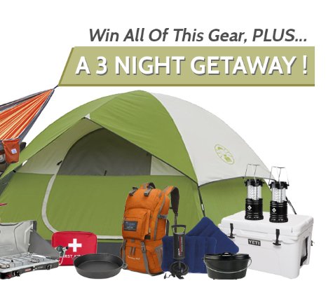 Enter To Win A Mega Camping Giveaway