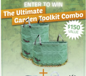 Enter To Win An Ultimate Garden Toolkit Combo