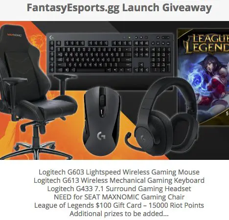 Enter to Win the FantasyEsports.gg Launch