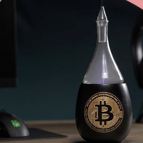 Enter to Win the Laser-engraved Bitcoin Nebulizing Diffuser