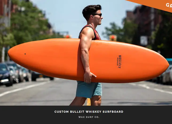 Win 1 of 5 Bulleit Whiskey Beachside Cocktail Kits or Surfboard!