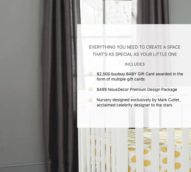 Enter to Win a $2,999 Nursery Design Giveaway!
