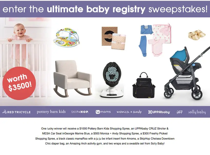 Enter to Win the Ultimate Baby Registry!