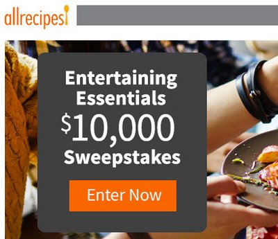 Entertaining Essentials $10,000 Sweepstakes