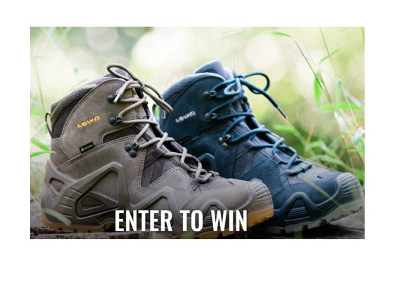 Enwild Lowa Hiking Boots Giveaway