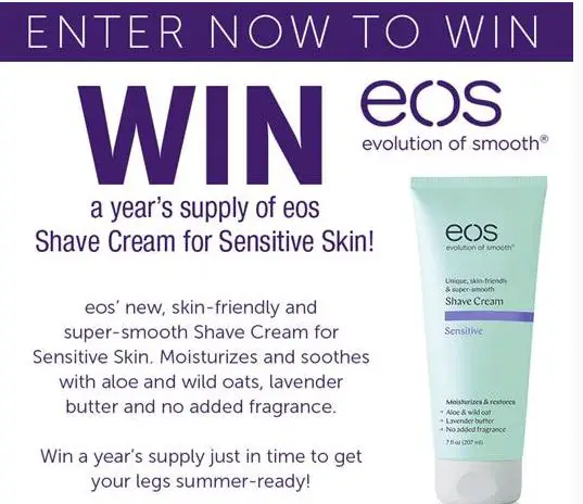 EOS Shave Cream Giveaway