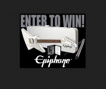 Epiphone Tommy Thayer White Lightning Giveaway