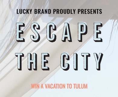 Escape The City Sweepstakes