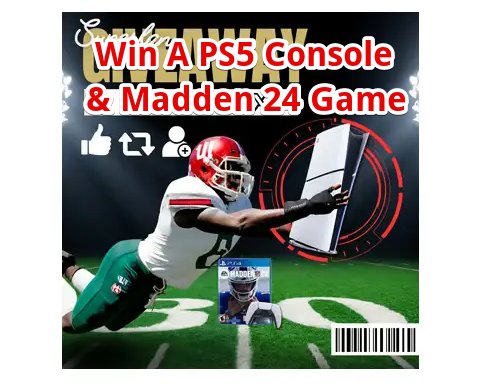 Esports Illustrated Sweepstakes - Win A PS5 Console & A Copy Of Madden 24