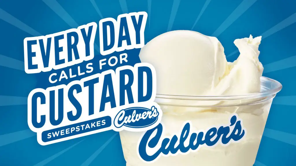 Every Day Calls For Custard Sweepstakes