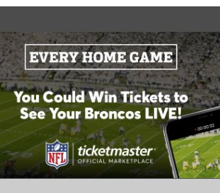 Every Home Game: Broncos Sweepstakes