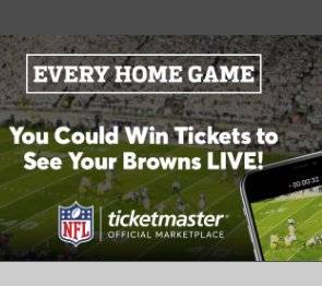 Every Home Game: Browns Sweepstakes