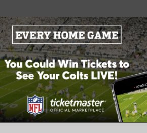 Every Home Game: Colts Sweepstakes