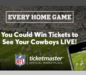 Every Home Game: Cowboys Sweepstakes