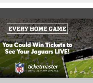 Every Home Game: Jaguars Sweepstakes