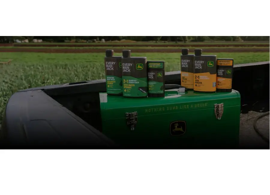 Every Man Jack X John Deere Work Dirty. Clean Easy Sweepstakes - Win A John Deere Utility Vehicle