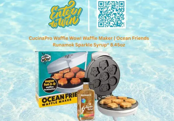 Everything Kitchens Waffle Creation Set Giveaway - Waffle Maker & Syrup Up for Grabs