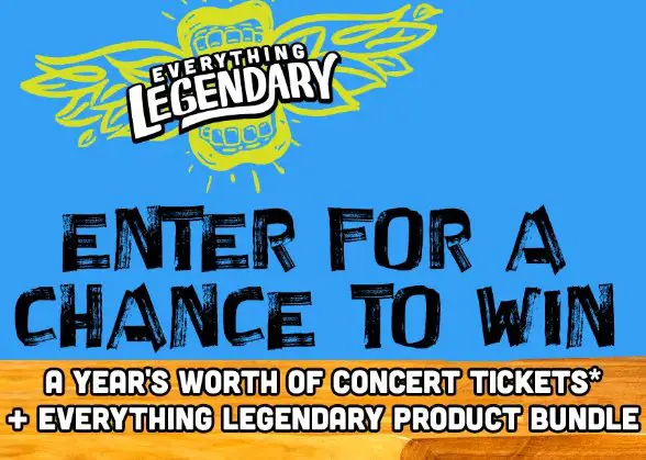 Everything Legendary x TFAY + Legend Sauce Bundle Sweepstakes – Win $3,000 Ticketmaster e-Gift Card & More