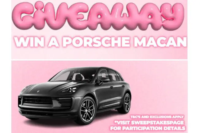 Evry Jewels 2026 Porsche Macan Sweepstakes - Win a Porsche Macan