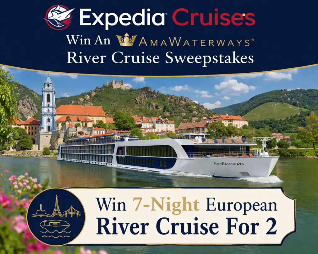 Expedia Cruises Win An AmaWaterways River Cruise Sweepstakes - Win A 7-Night European River Cruise For 2