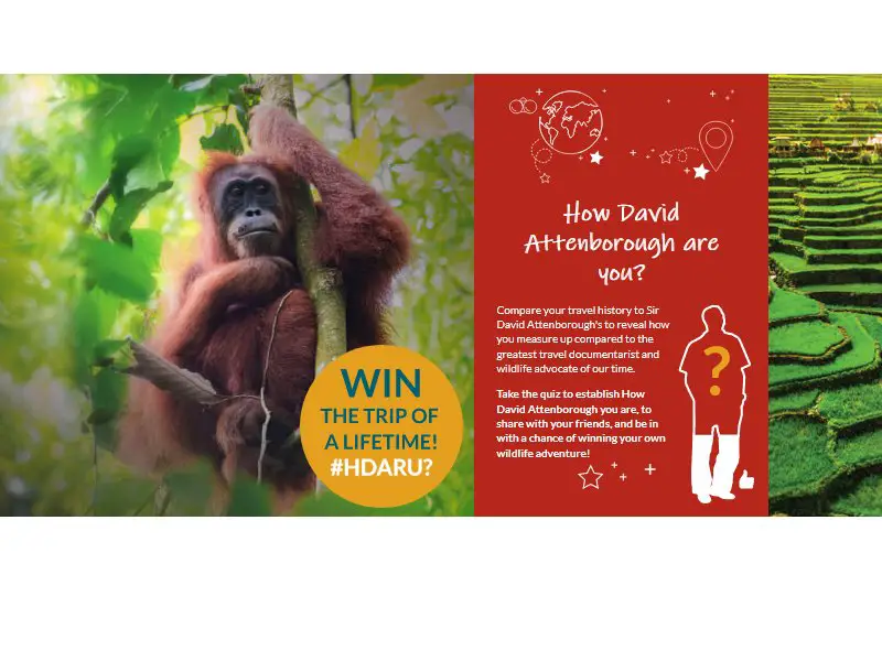 Explore Worldwide Giveaway - Win A $6,200  Attenborough-Inspired Wildlife Adventure In Costa Rica, Madagascar Or Scotland