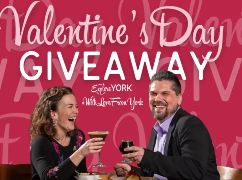 Explore York With Love, From York Valentine's Giveaway - Win a romantic getaway to York, PA.