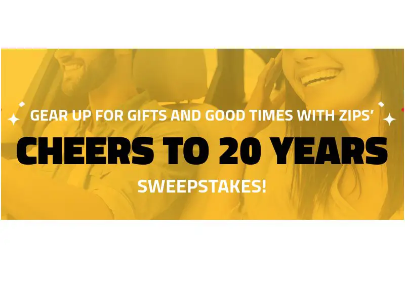 Express Zips Car Wash Cheers To 20 Years Instant Win Game - Win Membership Credits, Free Car Wash & More