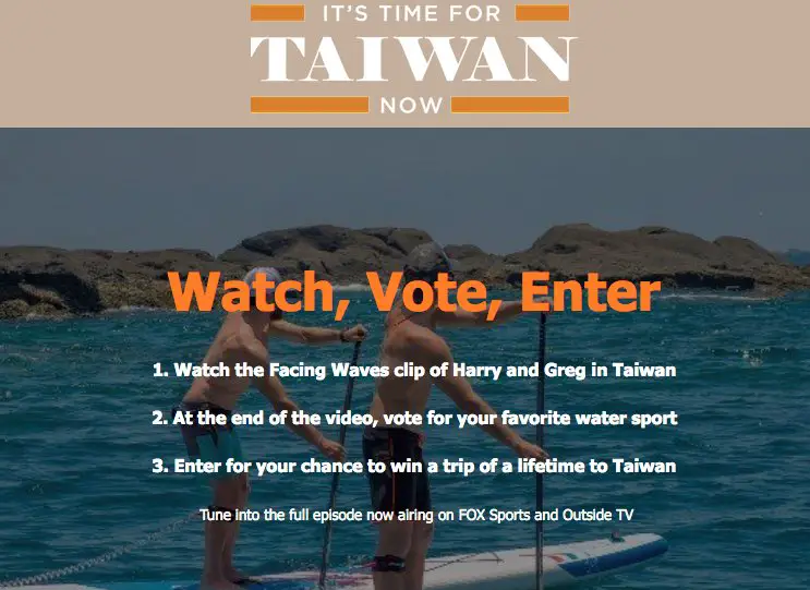 Facing Waves Sweep: Enter to Win