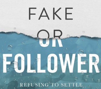 Fake or Follower Giveaway