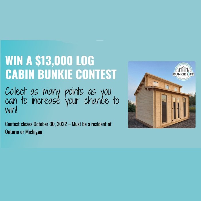Fall 2022 Bunkie Life Contest - Win a Cabin Kit Worth $13,000