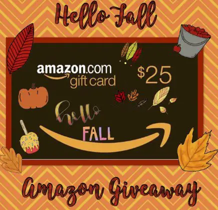 Fall $25 Amazon GC Giveaway