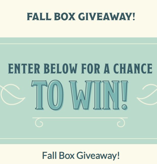 Fall Box Giveaway