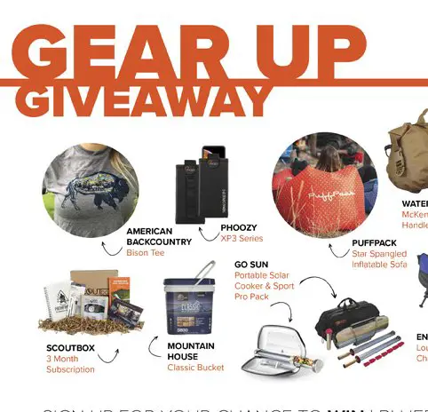 Fall Camping Gear Sweepstakes