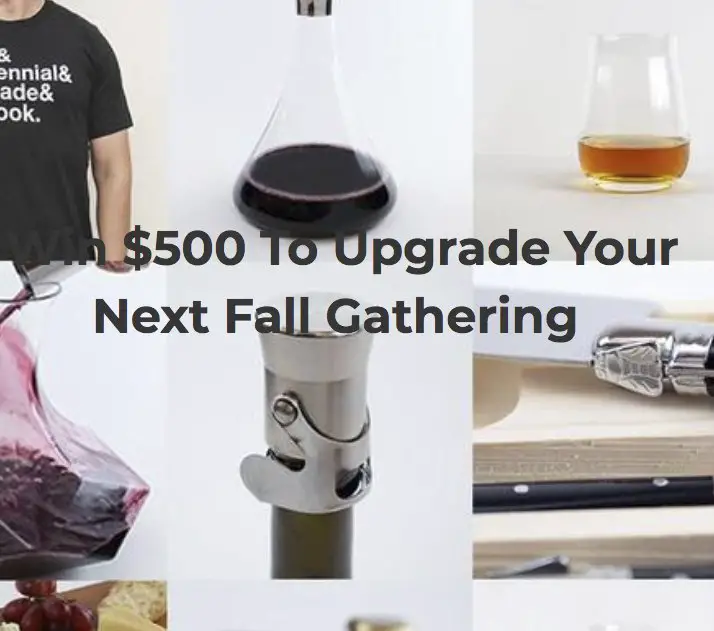 Fall Home Entertaining Sweepstakes