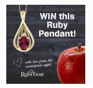 Fall in Love with Rubyfrost Apples Sweepstakes