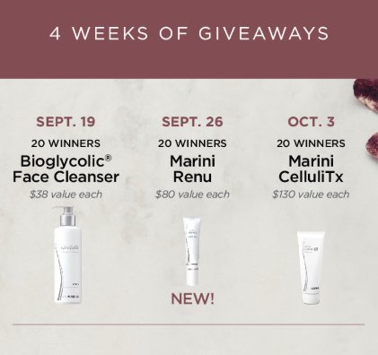 Fall In Love With Your Skin Sweepstakes