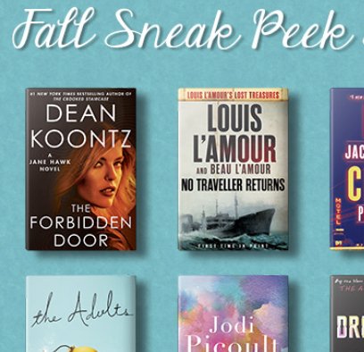 Fall Preview Sweepstakes