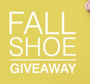 Fall Shoe Giveaway