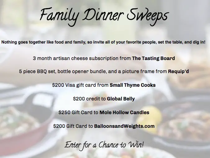 Family Dinner Sweeps