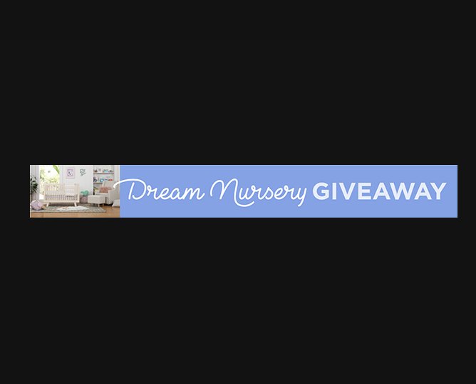 Family Dream Nursery Giveaway