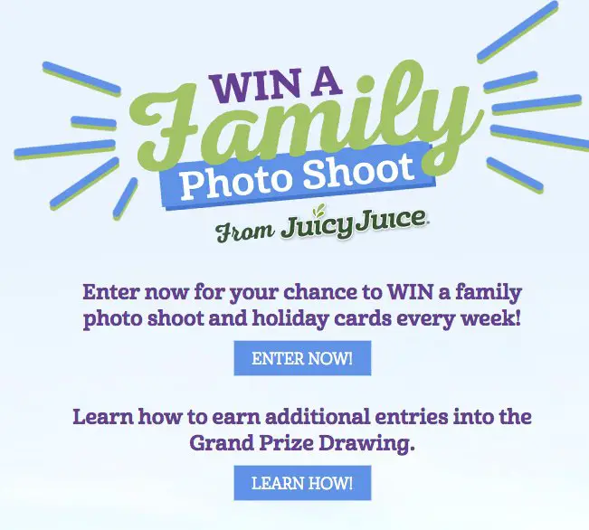 Family Photo Shoot Sweepstakes