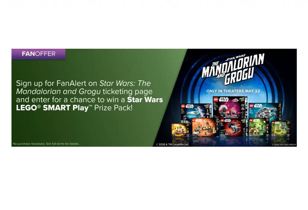 Fandango Build The Way Sweepstakes - Win A LEGO SMART Play Prize Pack (7 Winners)