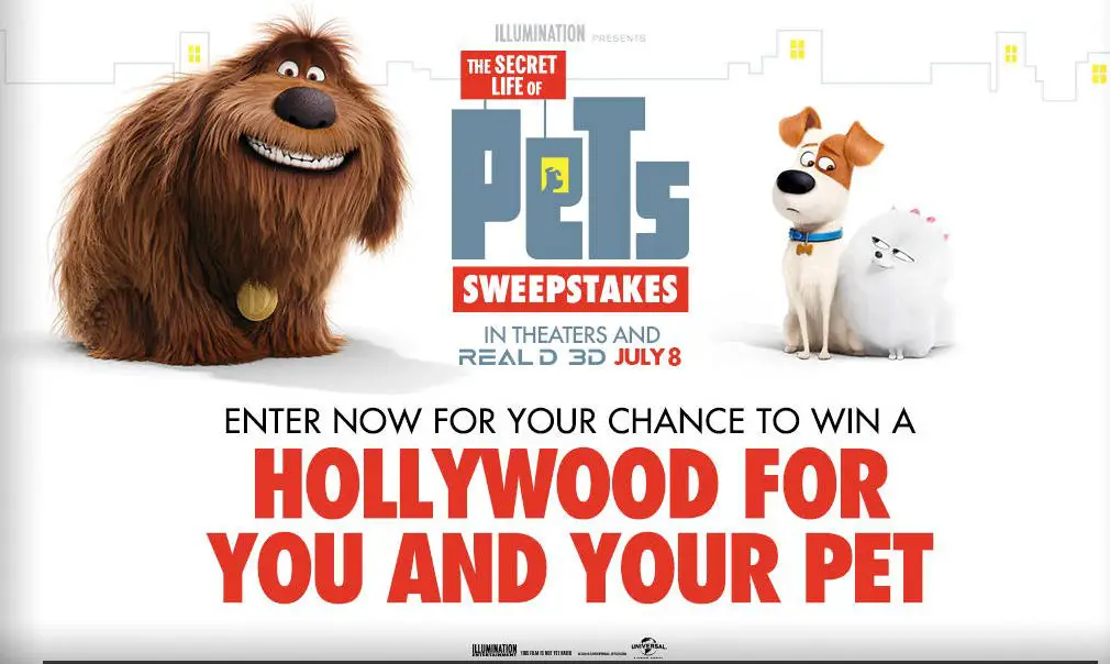 Fandango's Secret Life of Pets Sweepstakes