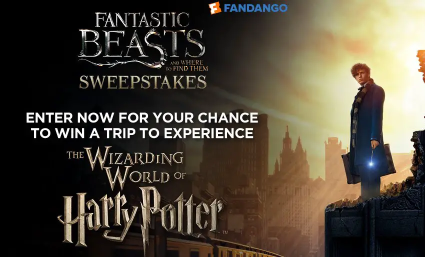 Fantastic Beasts And Where To Find Them Sweepstakes!