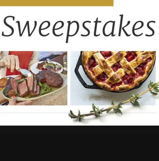 Farm Fresh Cooking Sweepstakes